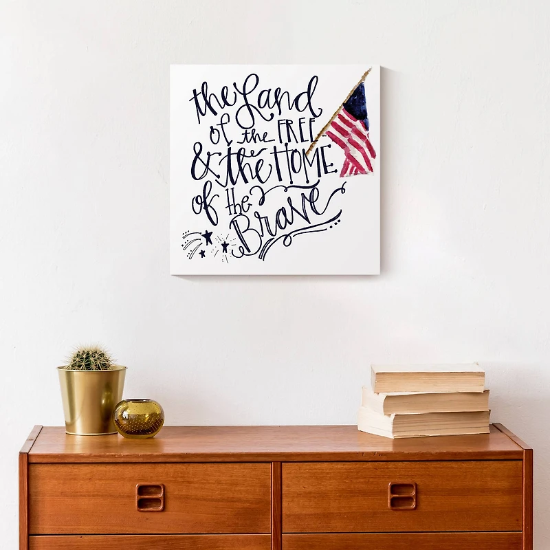 Land of the Free Canvas Wall Art