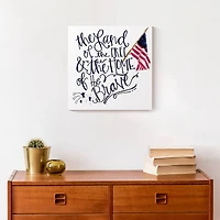 Land of the Free Canvas Wall Art