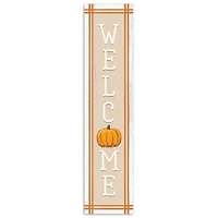 Welcome Pumpkin 10.5" x 47" Porch Leaner