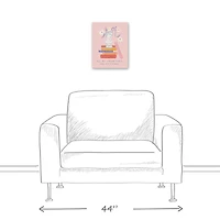 14" My Valentines are Fictional Canvas Wall Art