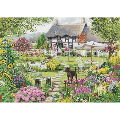 Luca-S Cottage Garden Counted Cross-Stitch Kit
