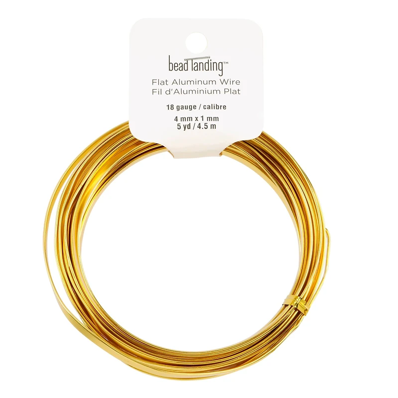 18 Gauge Gold Flat Wire by Bead Landing™