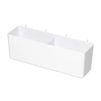 Medium White Pegboard Storage Bin by Simply Tidy®