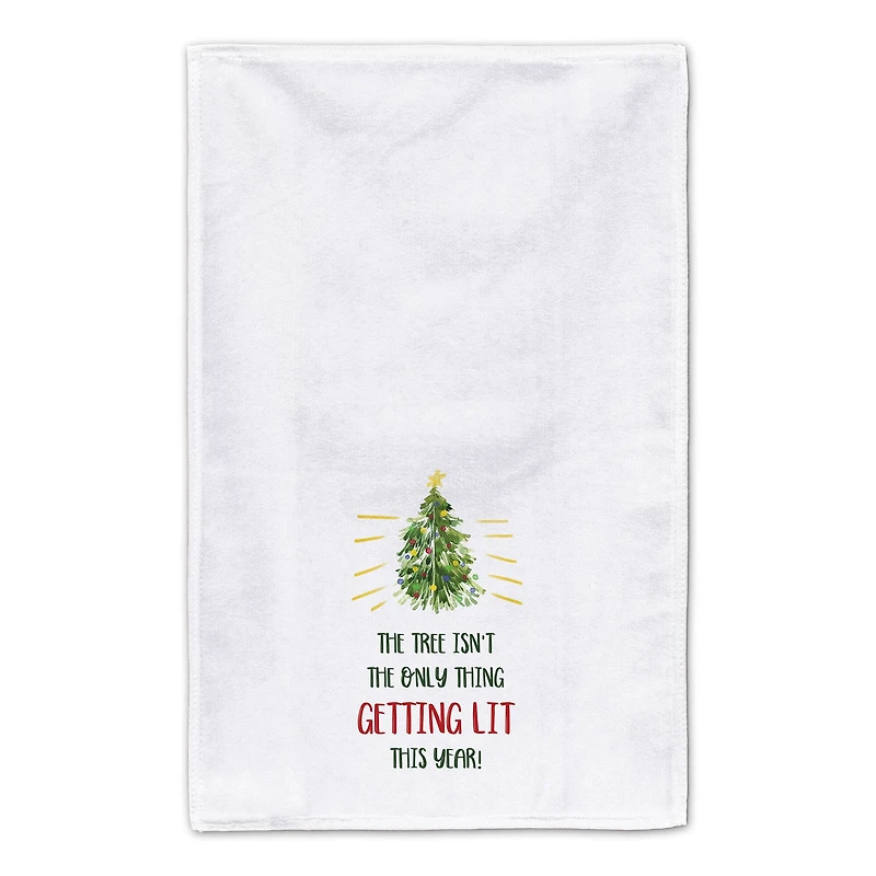 Getting Lit Xmas Tree Tea Towels - Set of 2