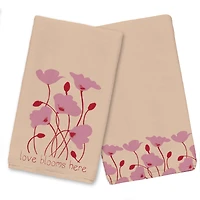Love Blooms Here Tea Towel Set