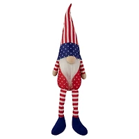17.7" Sitting Patriotic Boy 4th of July Gnome