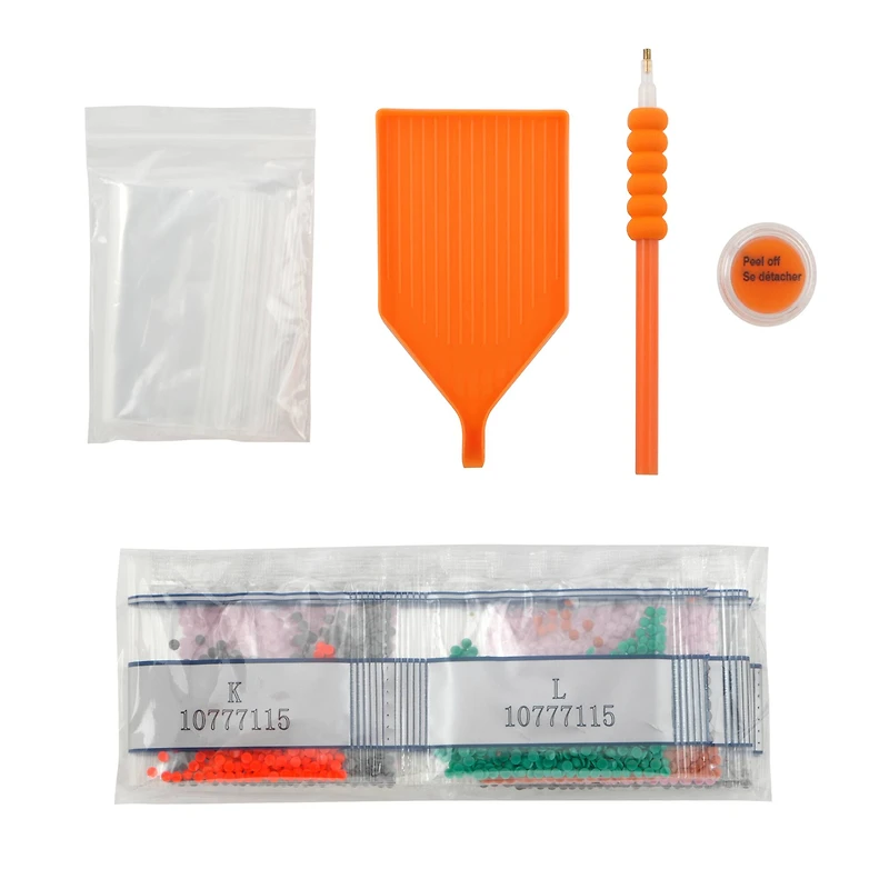 8" Boo Cat Round Wood Plaque Diamond Art Kit by Make Market®