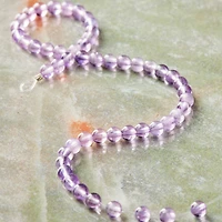 Purple Amethyst Round Beads, 4mm by Bead Landing™