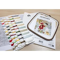 Letistitch Winter Playtime Counted Cross Stitch Kit