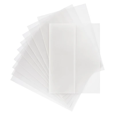 A7 White Vellum Card Wraps by Recollections™, 10ct.