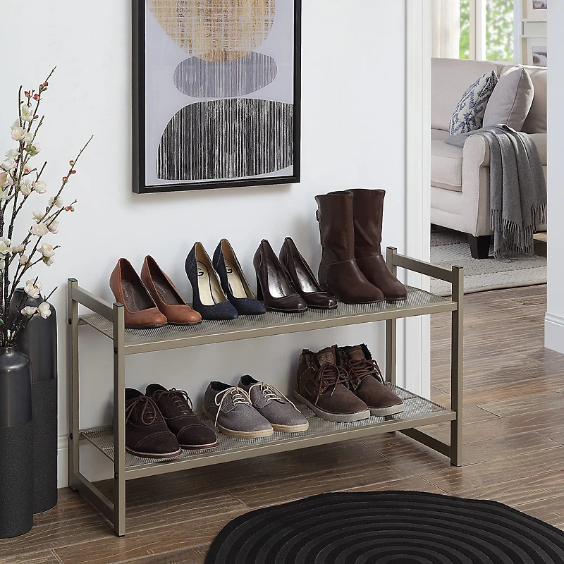 SunnyPoint 2-Tier Mesh Storage Rack