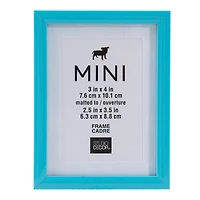 Turquoise Mini Frame with Mat by Studio Décor®