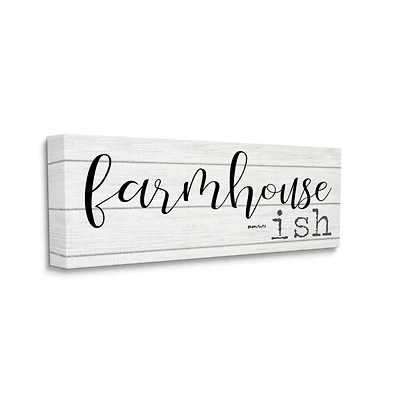 Stupell Industries Farmhouse-ish Canvas Wall Art