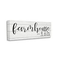 Stupell Industries Farmhouse-ish Canvas Wall Art