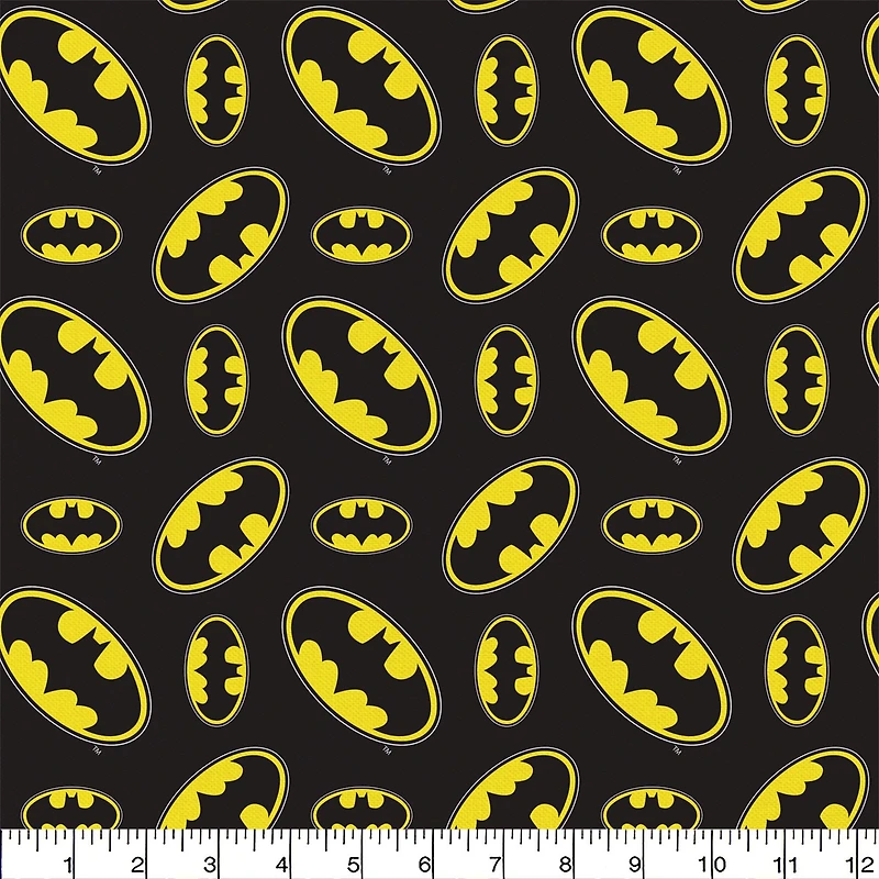 DC Comics Batman Toss Cotton Fabric 8yd. Bolt