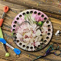 Wonderland Crafts Flowery Thread Organizer