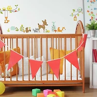 RoomMates Woodland Fox & Friends Peel & Stick Wall Decals