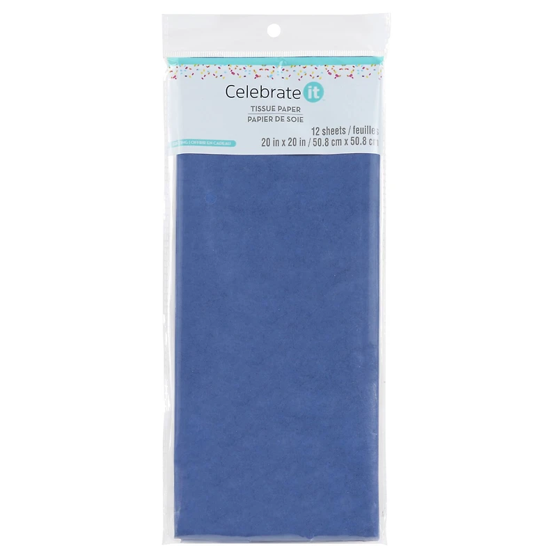 24 Packs: 12 ct. (288 total) Navy Tissue Paper by Celebrate It™