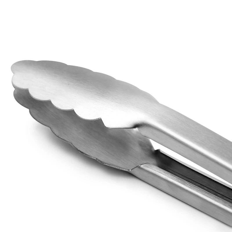 Martha Stewart Everyday Stainless Steel Easy-Lock Tongs