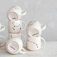 Hello Honey® 5" Western Zodiac Stoneware Mug Set
