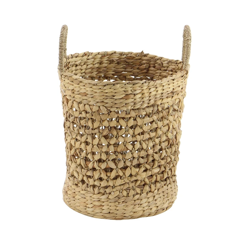 Brown Seagrass Natural Storage Basket Set