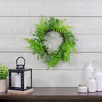 18" Green Fern Leaf Springtime Wreath