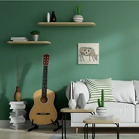 Stupell Industries Rustic Cow Pink Green Floral Body Canvas Wall Art