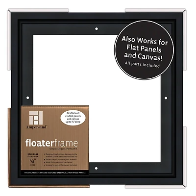 Ampersand® Black Bold Edge 7/8" Deep Floaterframe