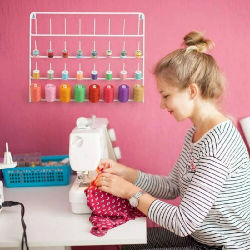 HAITARL® 32-Spool Wall-Mounted Sewing Thread Rack