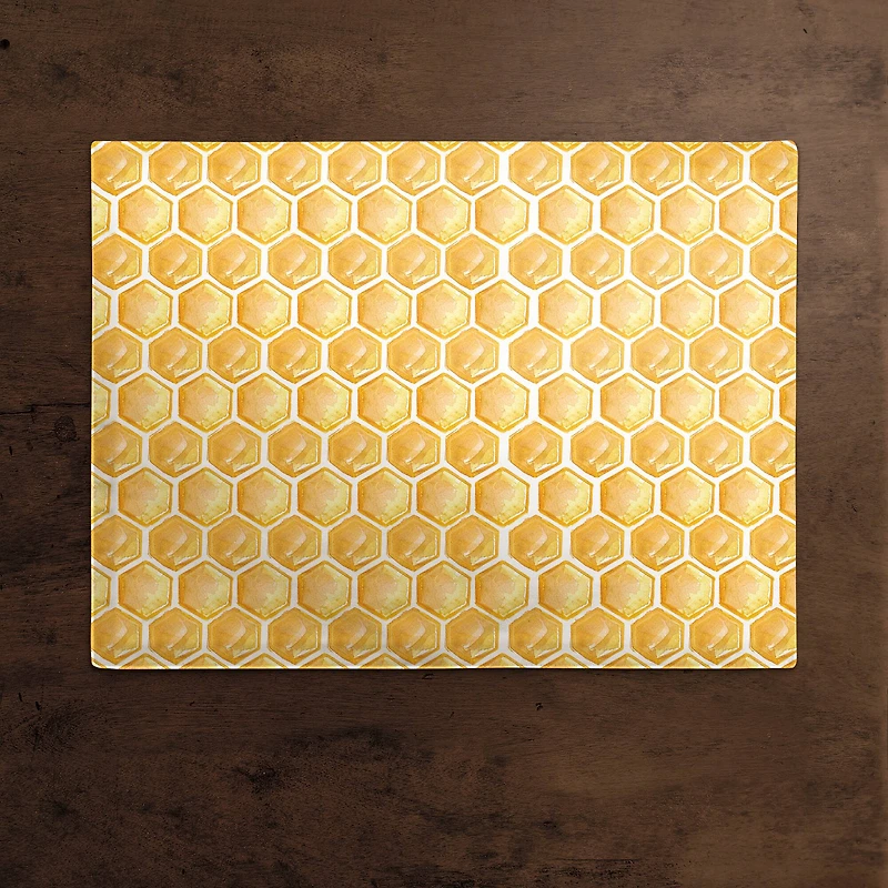 Painted Honeycomb 18" x 14" Cotton Twill Placemat