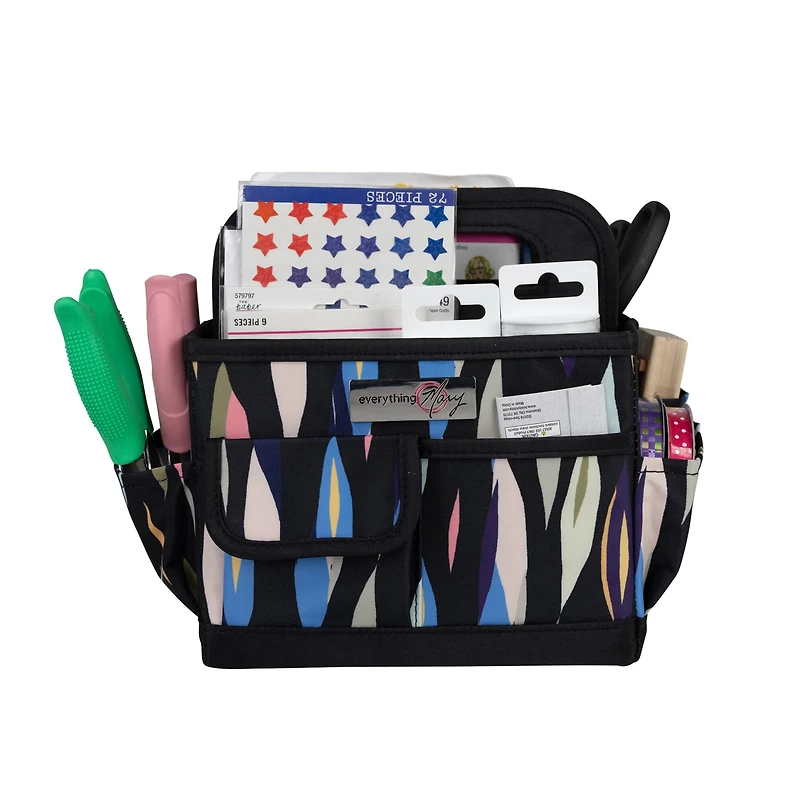 Everything Mary Abstract Print Collapsible Craft Caddy