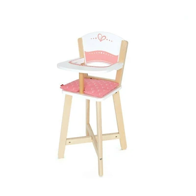 Hape Pink Heart Babydoll Highchair