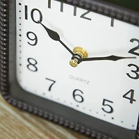 6" Traditional Metal Clock Set