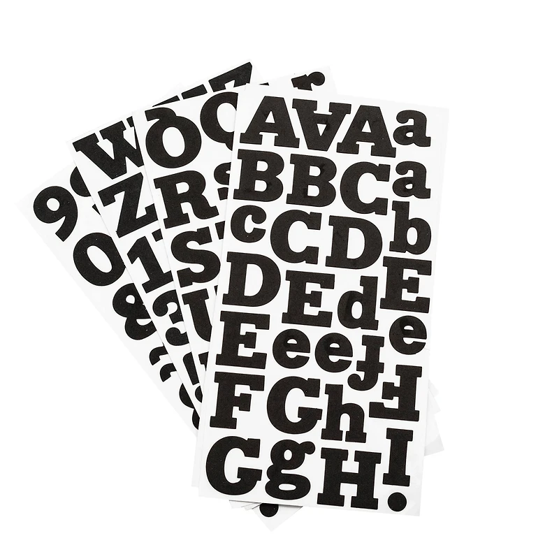 Large Black Foam Alphabet Stickers by Recollections™