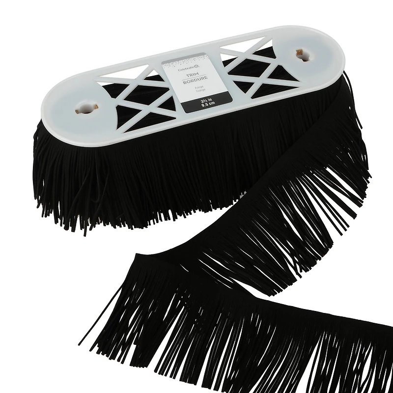 3.75" Flocked Fringe Trim by Celebrate It