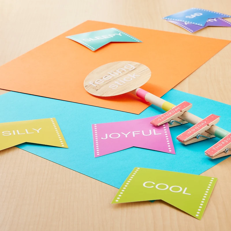 Mini Die Cut Pennant Accents by B2C®