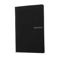 Fabriano® EcoQua Black Staple-Bound Blank Notebook, A5