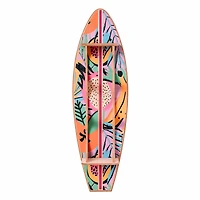 American Art Decor Tipsy Fruit Surfboard Wine Rack - 8" x 25.5" x 7.5" 