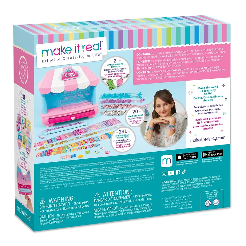 Make It Real™ Shrink Magic™ Candy Shop Bracelet Kit