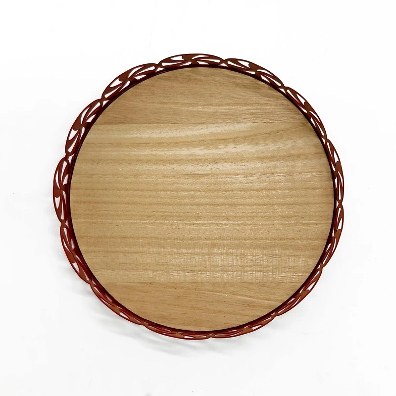 6" Red Decorative Peppermint Tray by Ashland®
