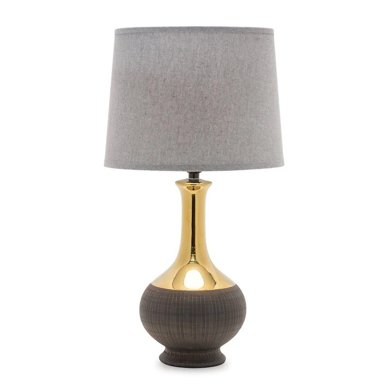 22" Two-Tone Ceramic Lamp