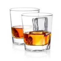 JoyJolt® 8.4oz. Carina Crystal Whiskey Glasses, 2ct.