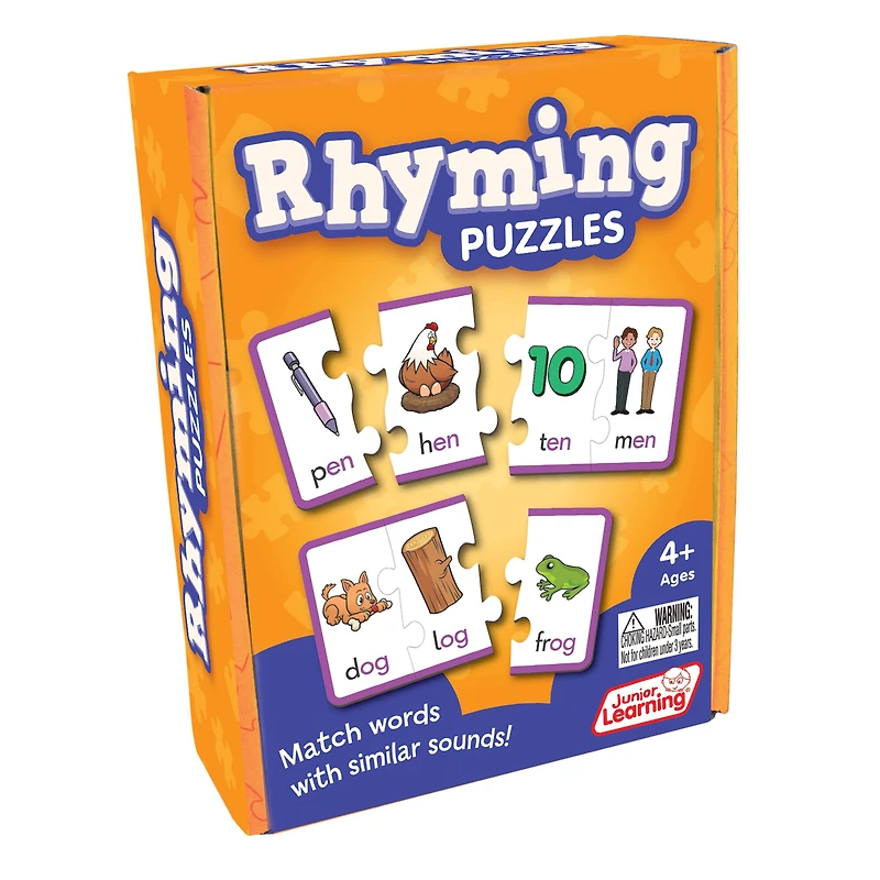 Junior Learning® Rhyming Puzzles Educational Set