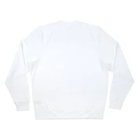 Holiday White Sweatshirt & Silver Iron-On Glitter Vinyl Craft Bundle