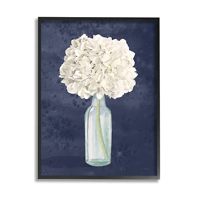 Stupell Industries White Floral Bouquet Black Framed Wall Art