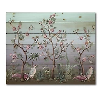 Designart - Chinoiserie With Birds and Peonies II