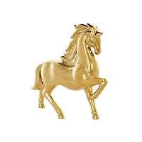 12" Ceramic Prancing Horse Sculpture