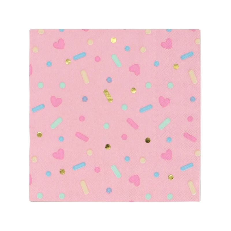 Pink Sprinkles Lunch Napkins, 20ct. by Celebrate It™