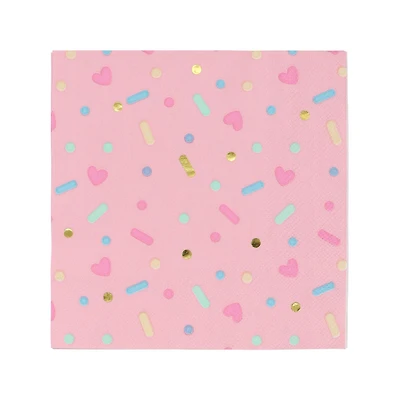 Pink Sprinkles Lunch Napkins, 20ct. by Celebrate It™
