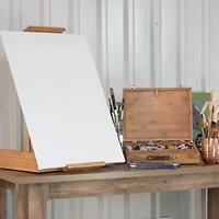 Pacific Arc Compact Tabletop Easel with Storage